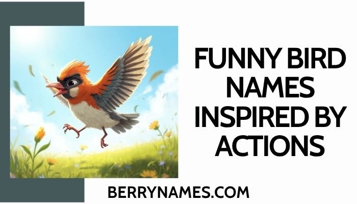 Funny Bird Names Inspired by Actions